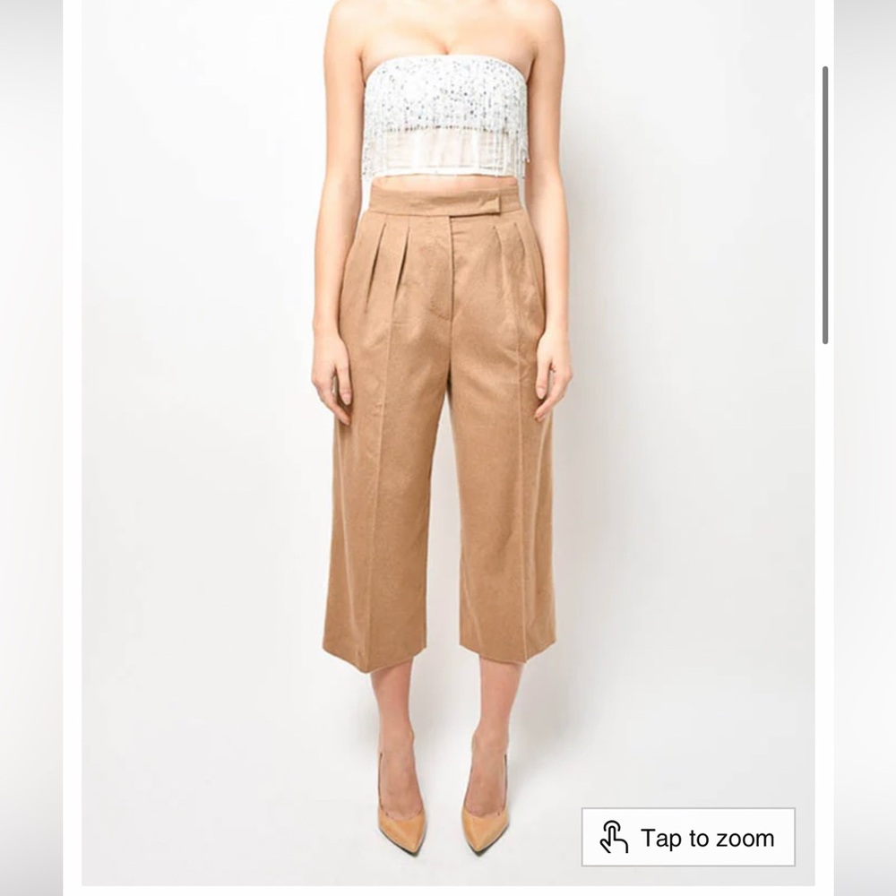 Max mara camel wide leg pants / Culottes - size 4